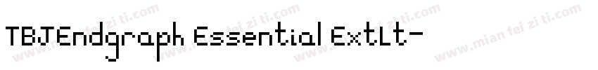 TBJEndgraph Essential ExtLt字体转换